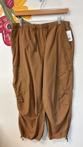 Aeropostale Brown Parachute Cargo Pants, M