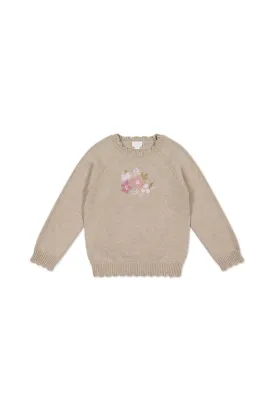 Audrey Jumper - Biscuit Marle