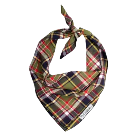 Bandana | Dark Olive Plaid