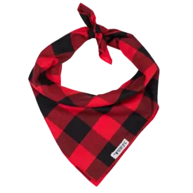 Bandana | Red & Black Buffalo Plaid