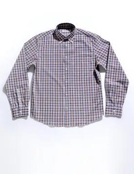 BKT14 Relaxed Shirt in Cotton Poplin - '70s Plaid