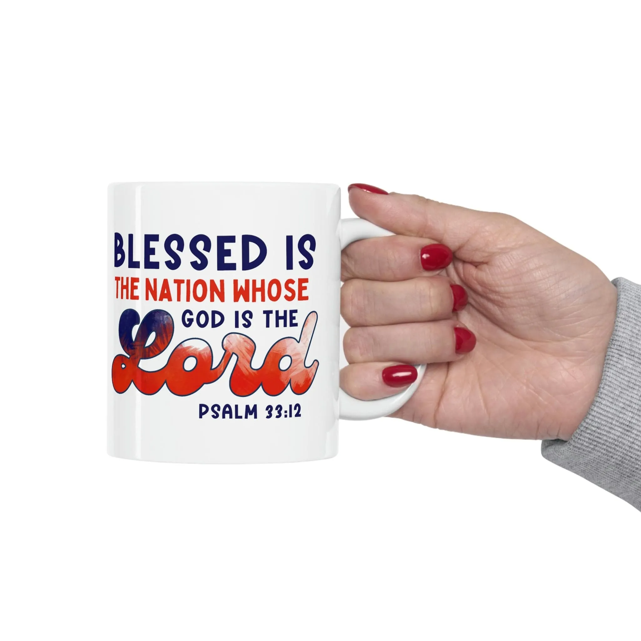 Blessed is the Nation 11oz Mug