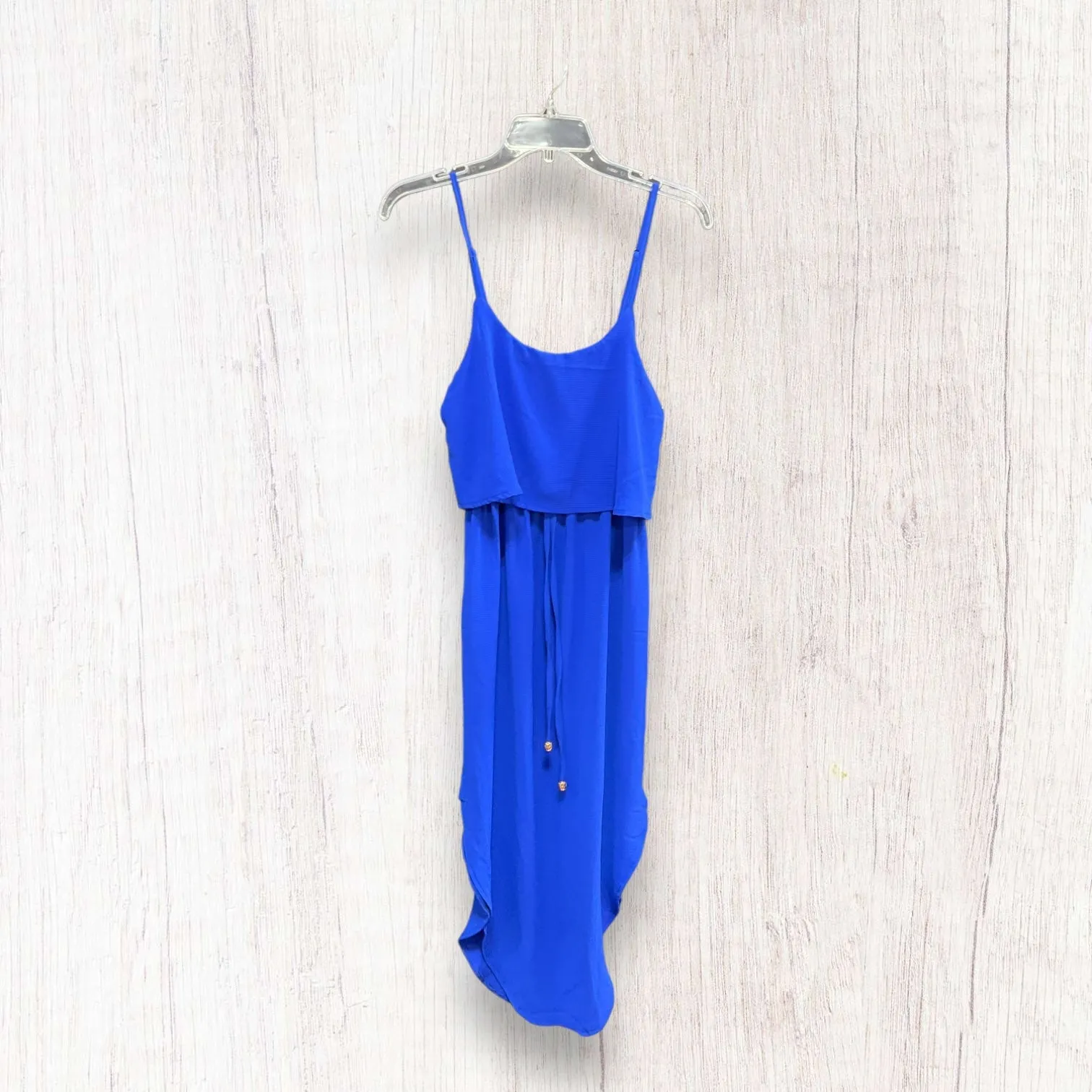 Blue Dress Casual Maxi Clothes Mentor, Size S