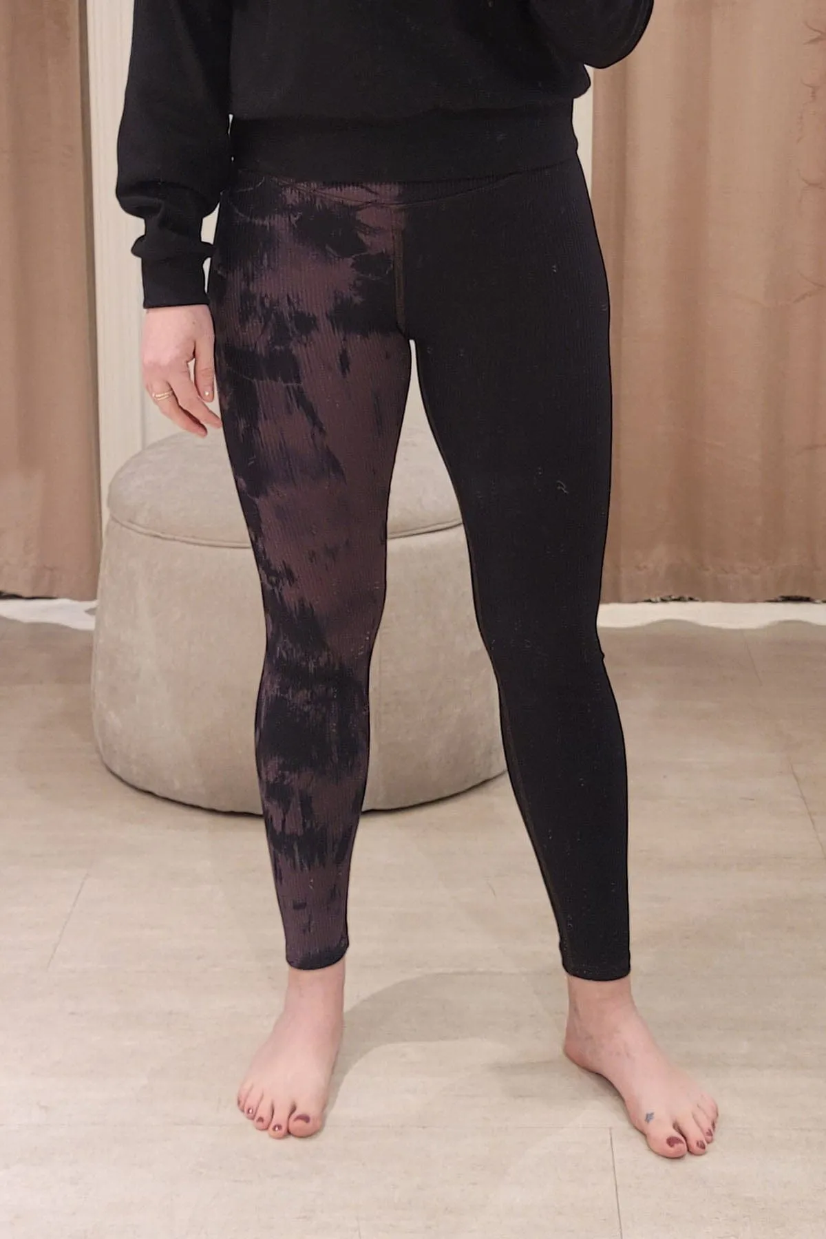 Campbell 7/8 Legging in Fudge   Black