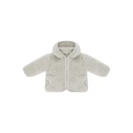 coat jacket sherpa - grey