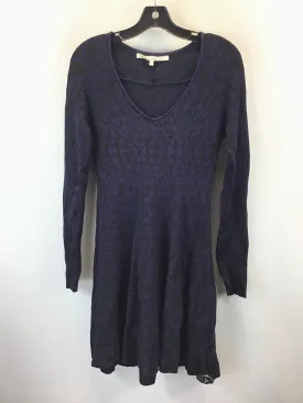 Dress Casual Short By Rachel Roy In Black & Purple, Size: L