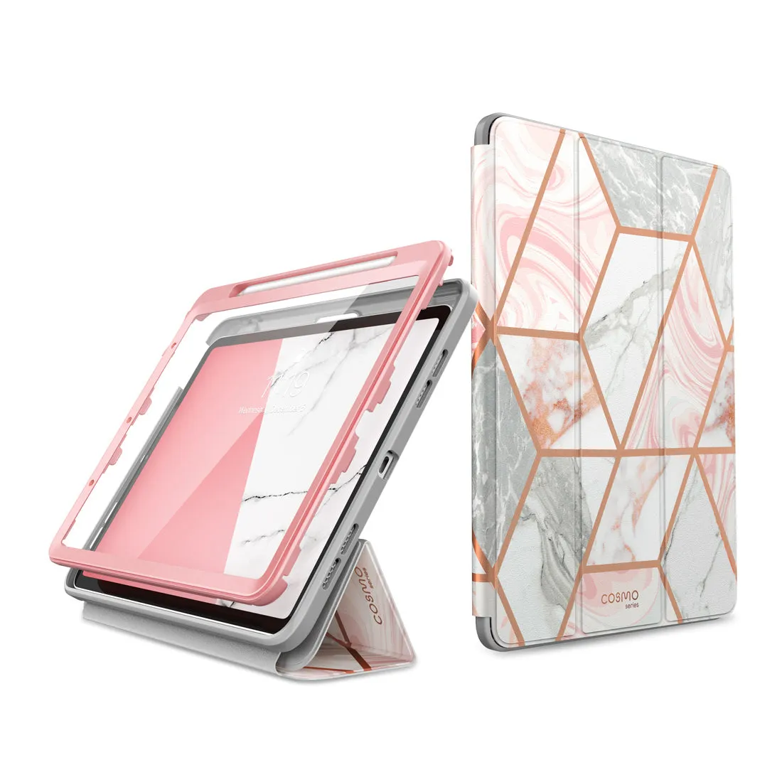 iPad Air 4 10.9 inch (2020) Cosmo Case-Marble Pink