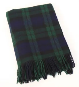 Irish Knee Blanket Blackwatch Plaid