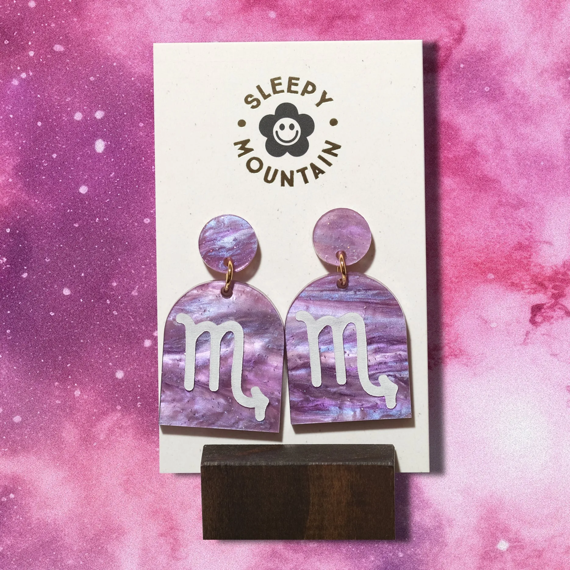 Scorpio Zodiac Earrings